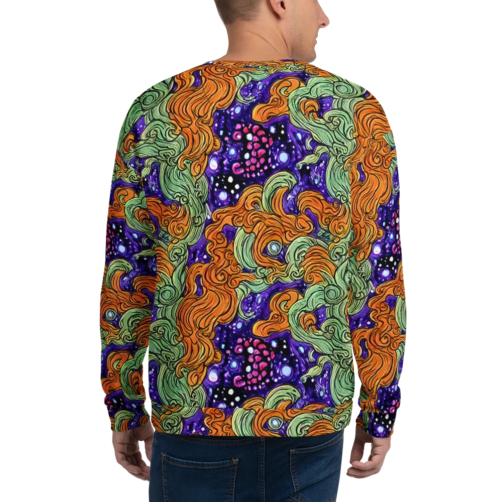 Magma Moon on Sweatshirt — Back