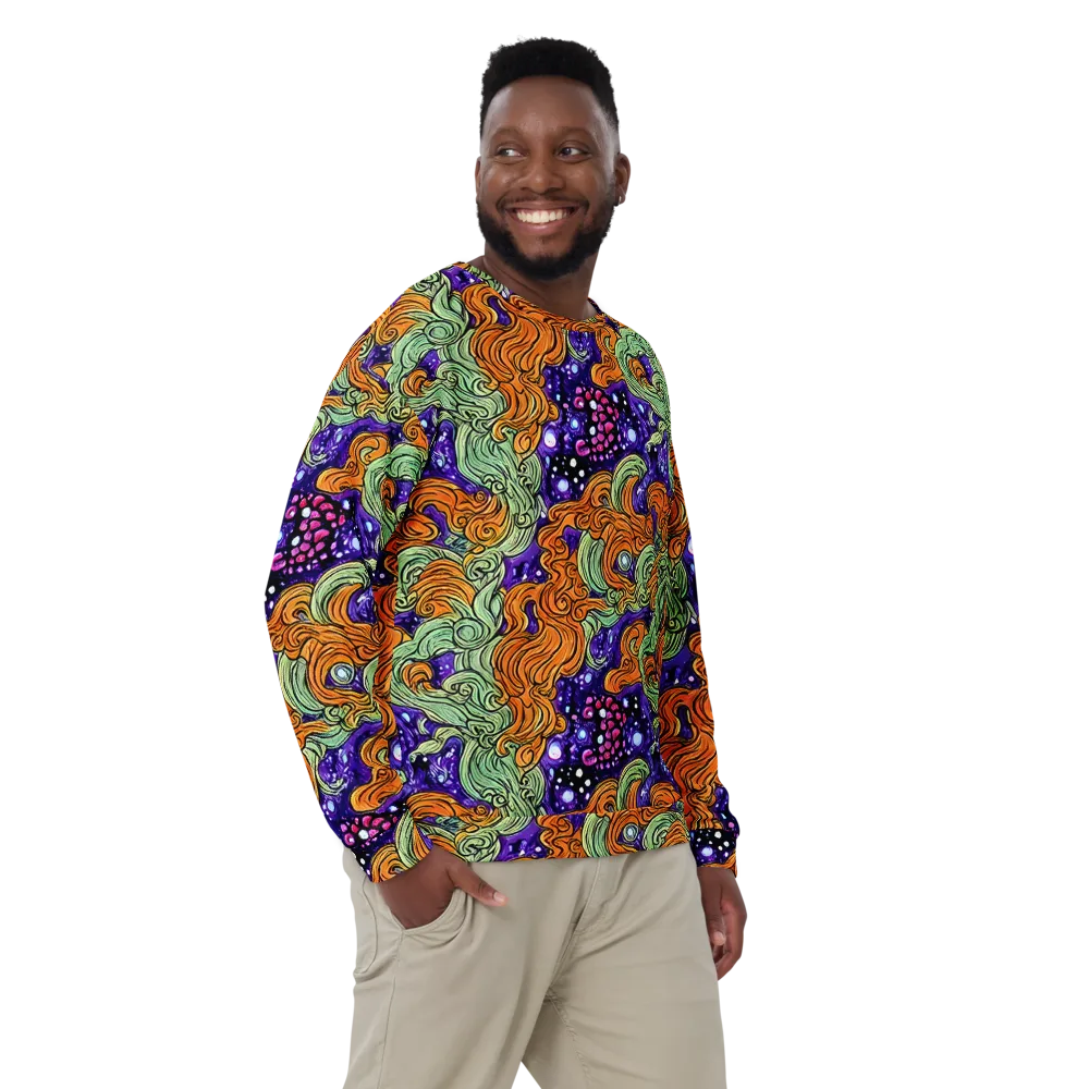 Magma Moon on Sweatshirt — Front