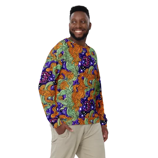 Magma Moon on a Sweatshirt