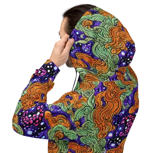 Magma Moon on a Hoodie