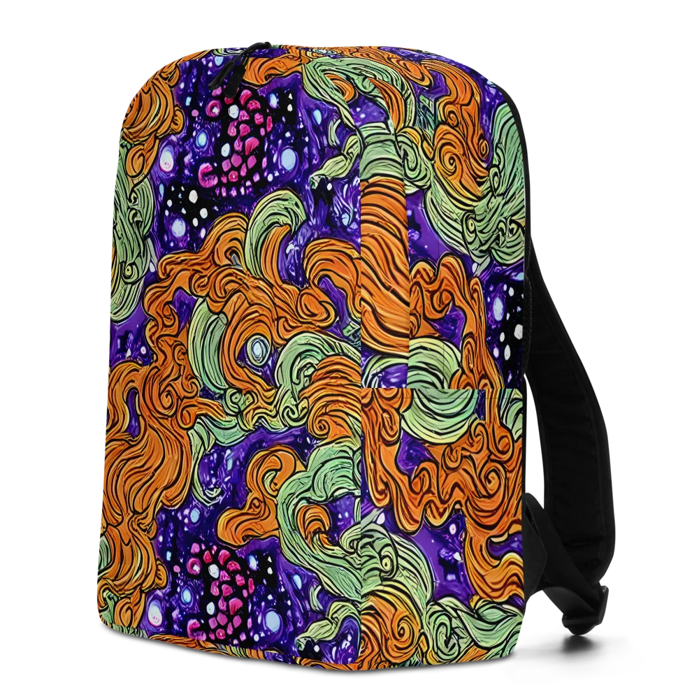 Magma Moon on Minimalist Backpack — Left