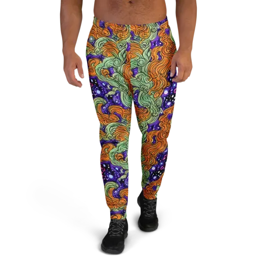 Magma Moon on a Men's Joggers