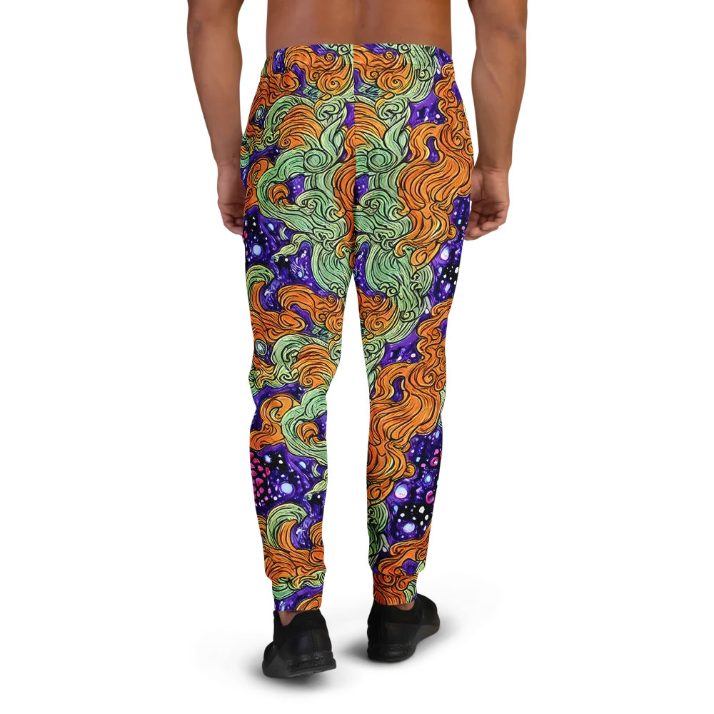 Magma Moon on Men's Joggers — Back