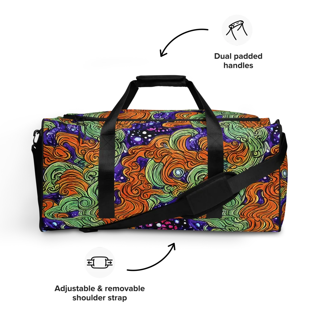 Magma Moon on Duffle Bag — Front