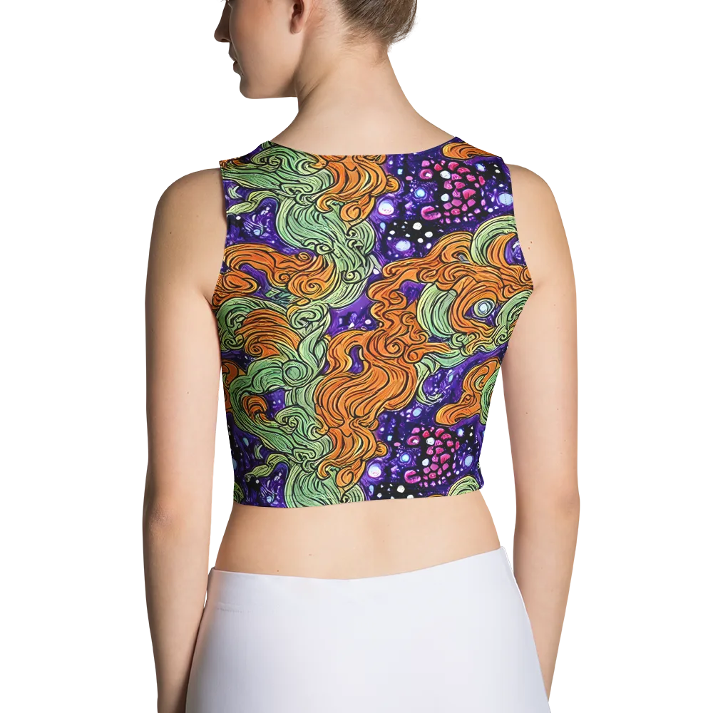 Magma Moon on Crop Top — Back