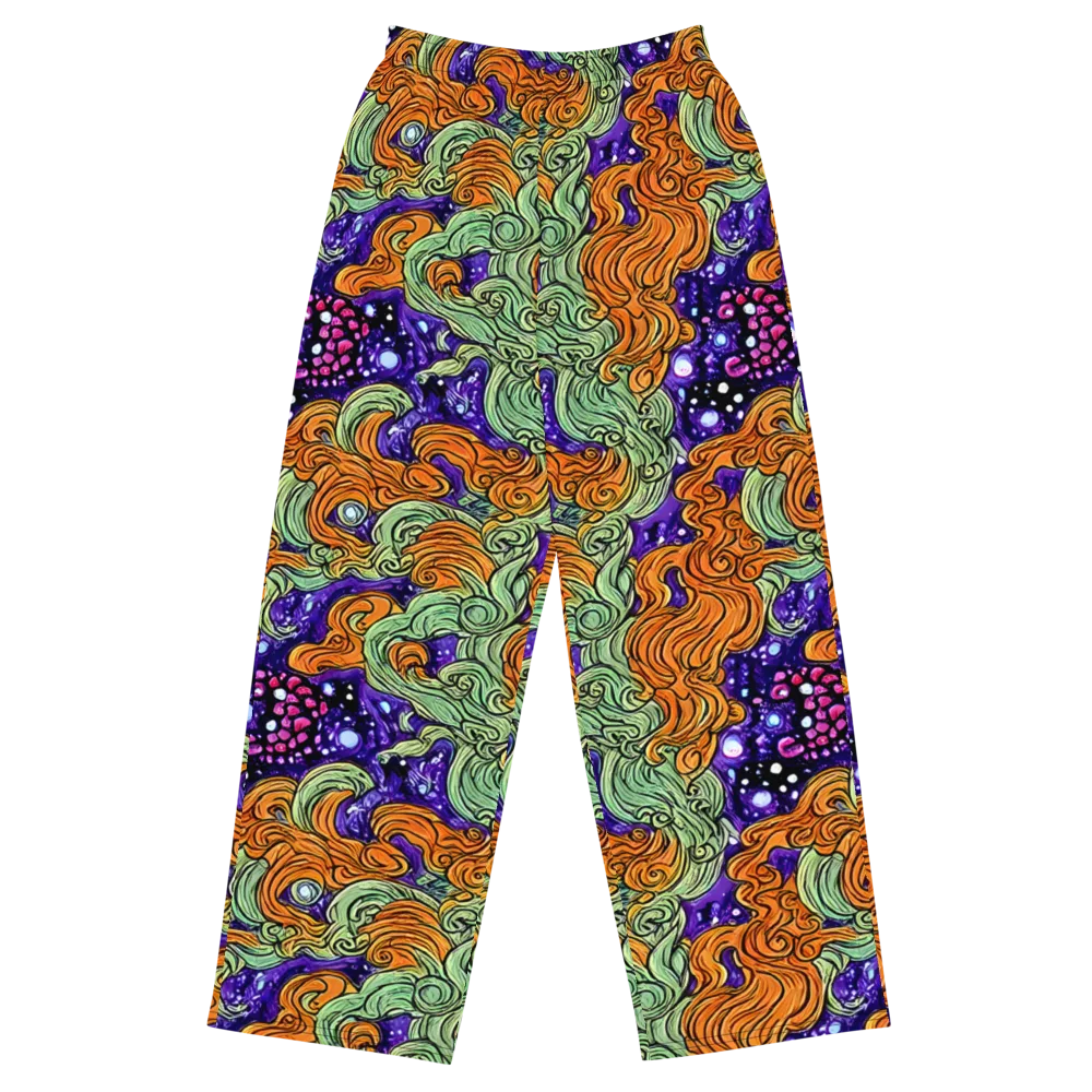Magma Moon on Wide-Leg Pants — Front
