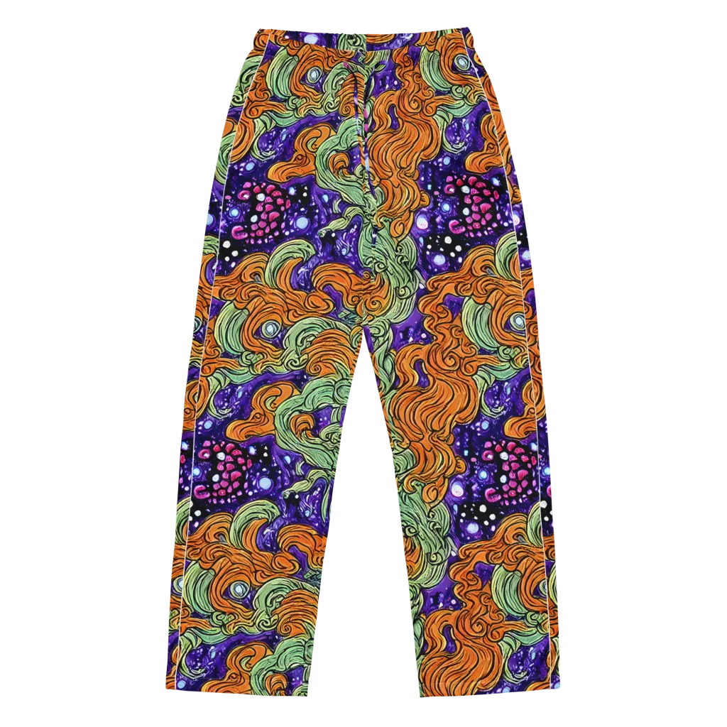 Magma Moon on Women's Pajama Pants — Front