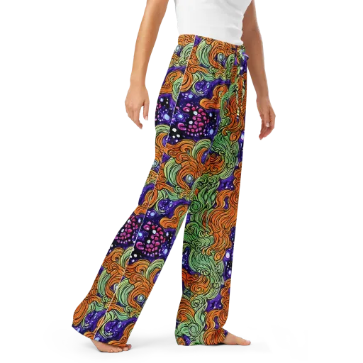 Magma Moon on a Women's Pajama Pants