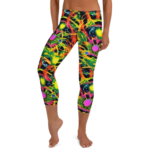 Molten Riot on a Capri Leggings