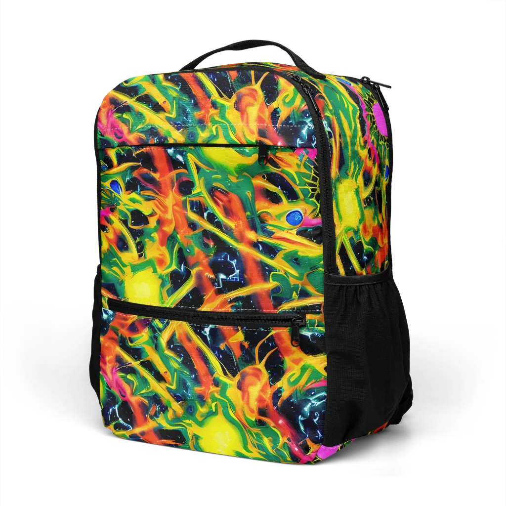 Molten Riot on Utility Backpack — Left Front