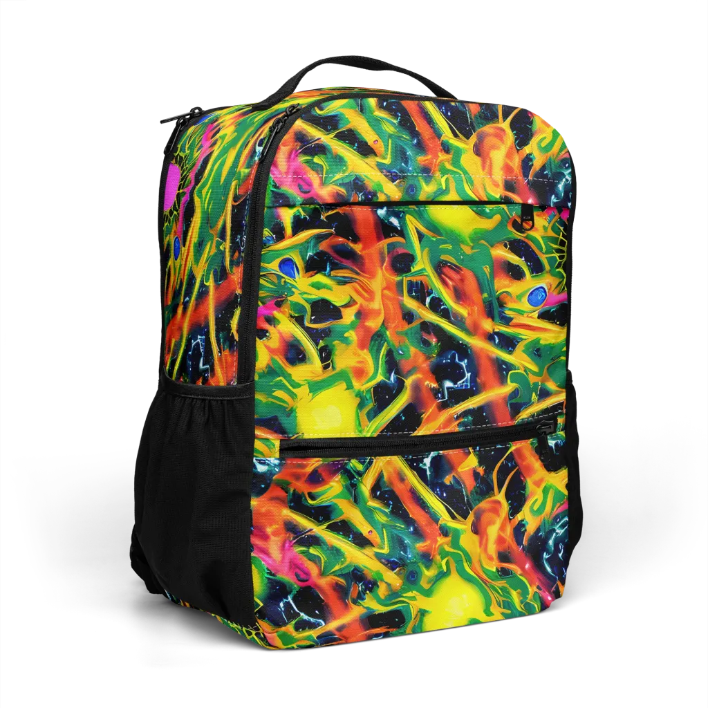 Molten Riot on Utility Backpack — Right Front