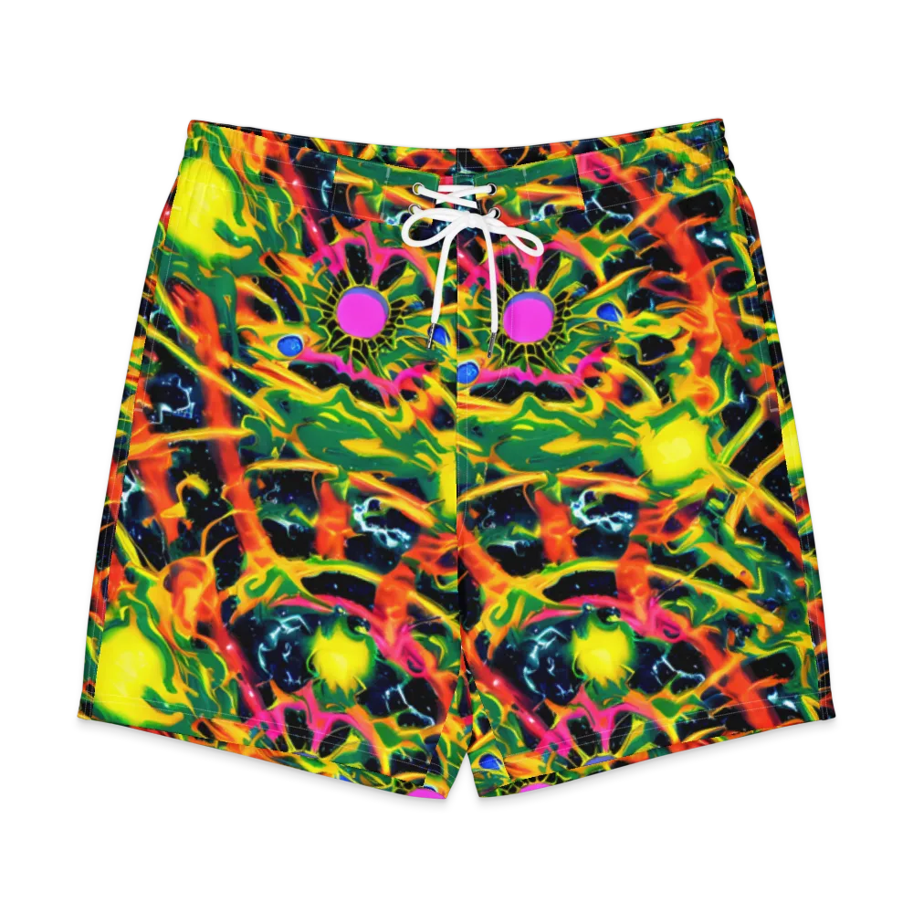 Molten Riot on Men's Board Shorts — Front