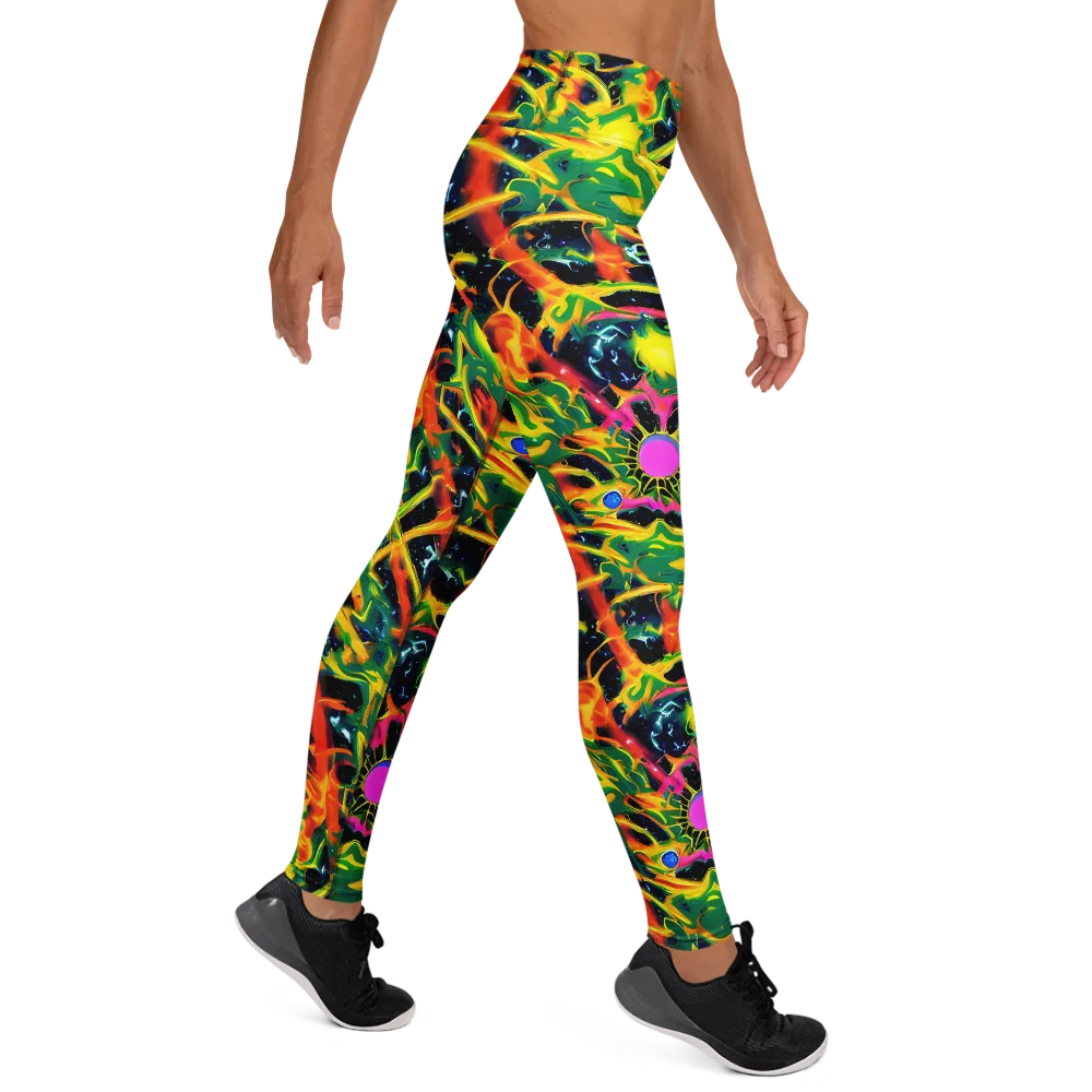Molten Riot on Yoga Leggings — Right