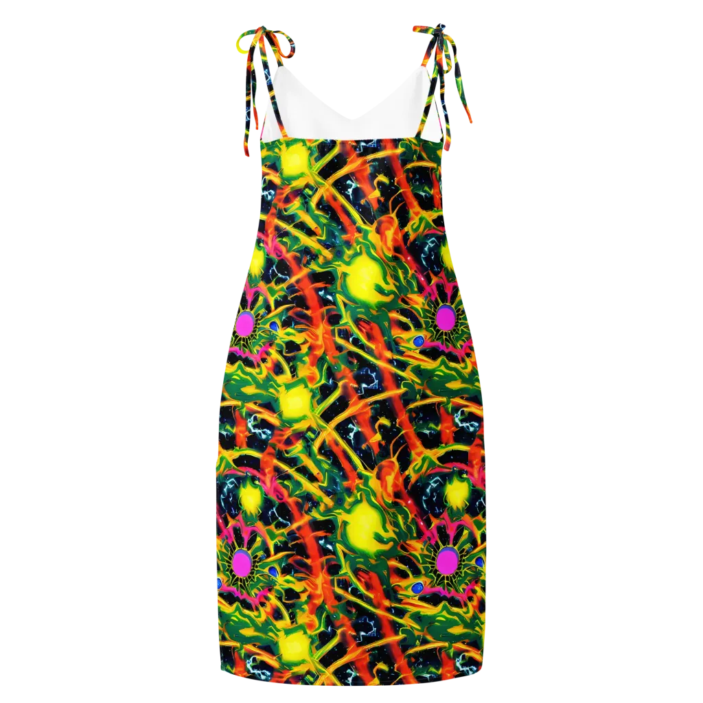 Molten Riot on Slip Dress — Back