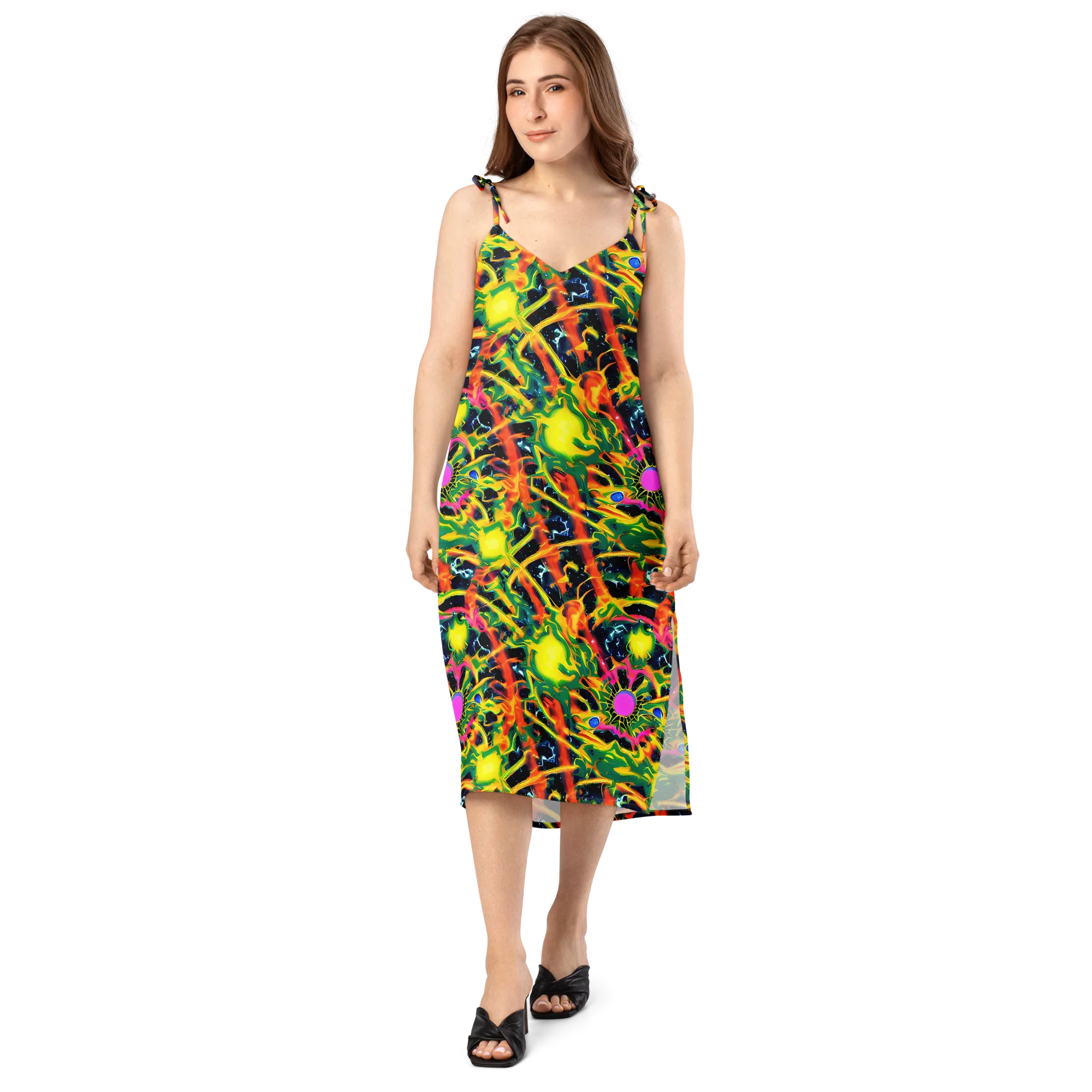 Molten Riot on Slip Dress — Front