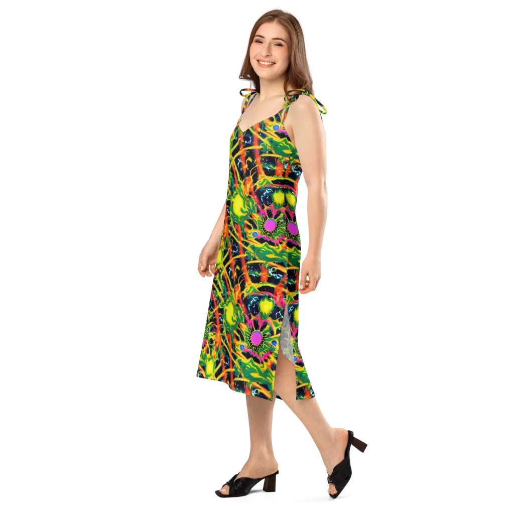 Molten Riot on Slip Dress — Left Front