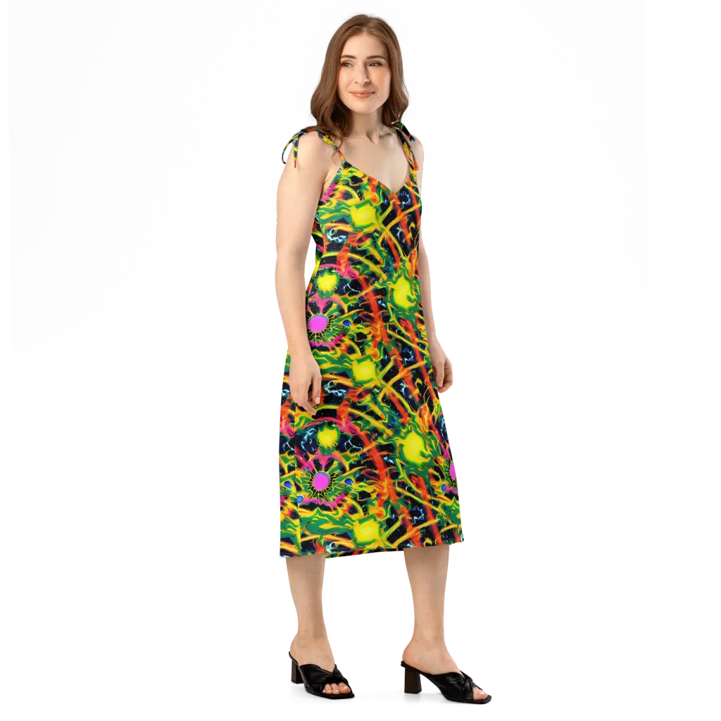 Molten Riot on Slip Dress — Right Front