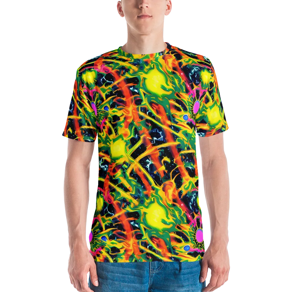 Molten Riot on Men's Crew Neck T-Shirt — Front
