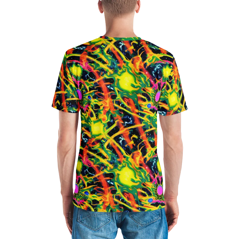 Molten Riot on Men's Crew Neck T-Shirt — Back