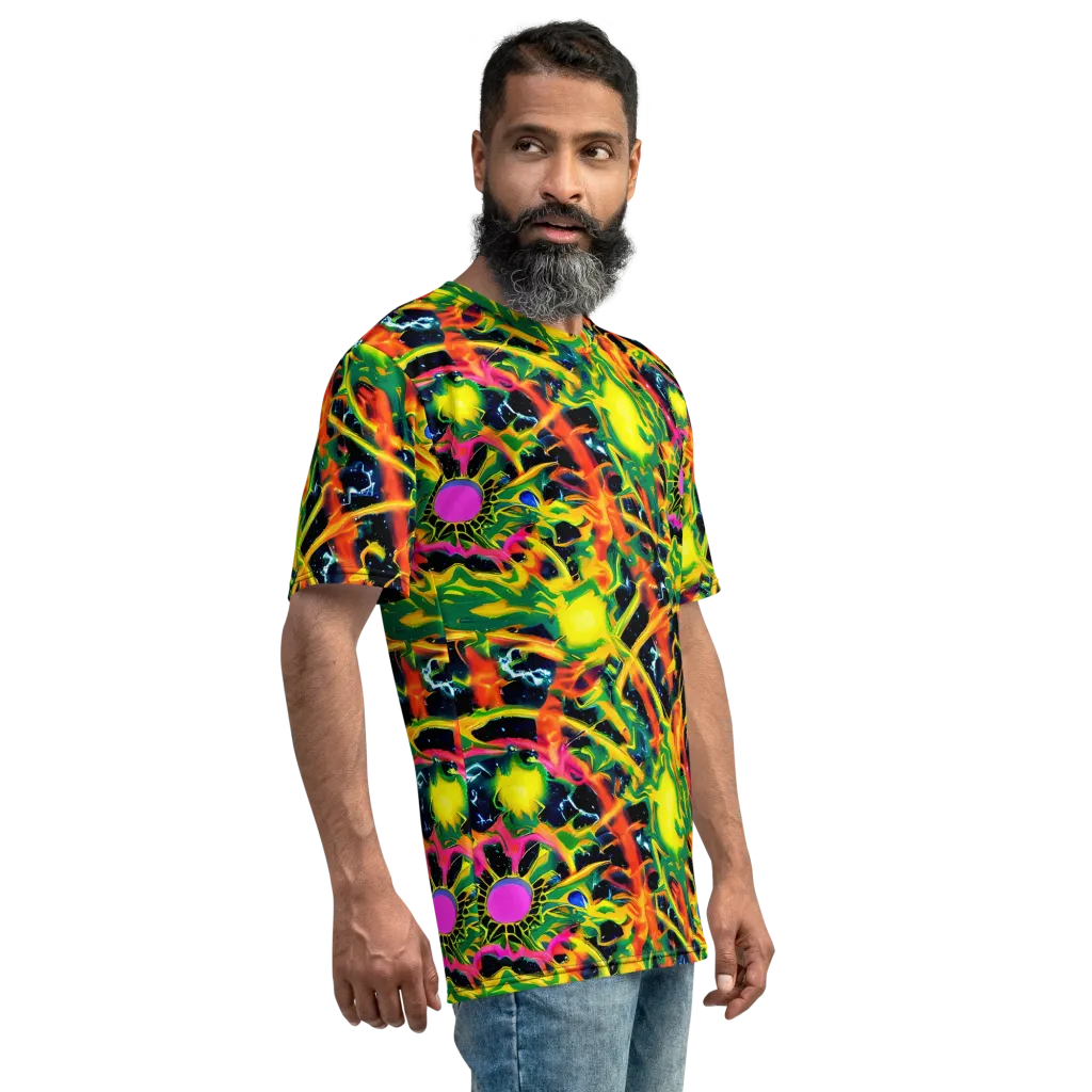 Molten Riot on Men's Crew Neck T-Shirt — Right