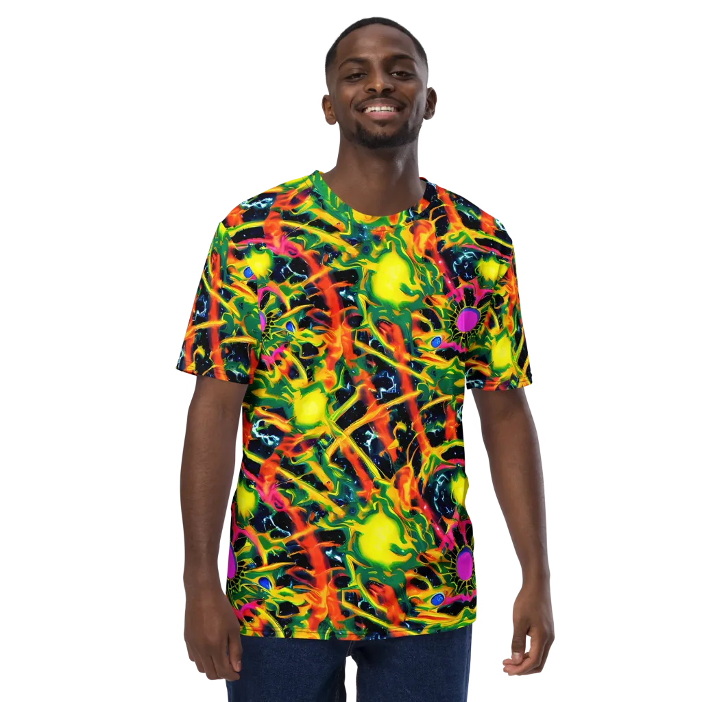 Molten Riot on Men's Crew Neck T-Shirt — Front