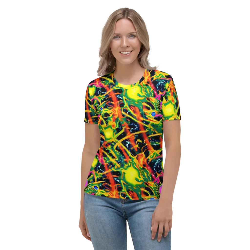Molten Riot on Women's Crew Neck T-Shirt — Front