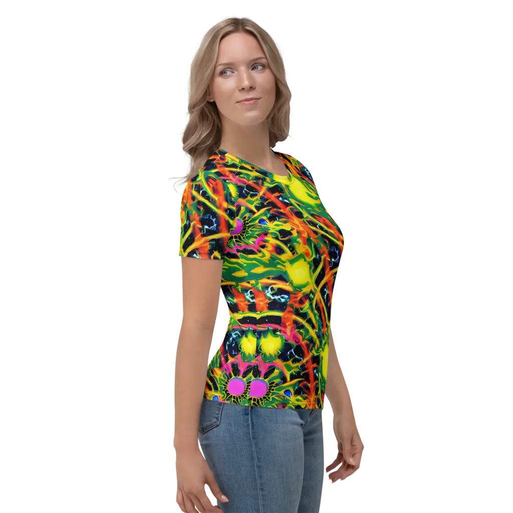 Molten Riot on Women's Crew Neck T-Shirt — Right