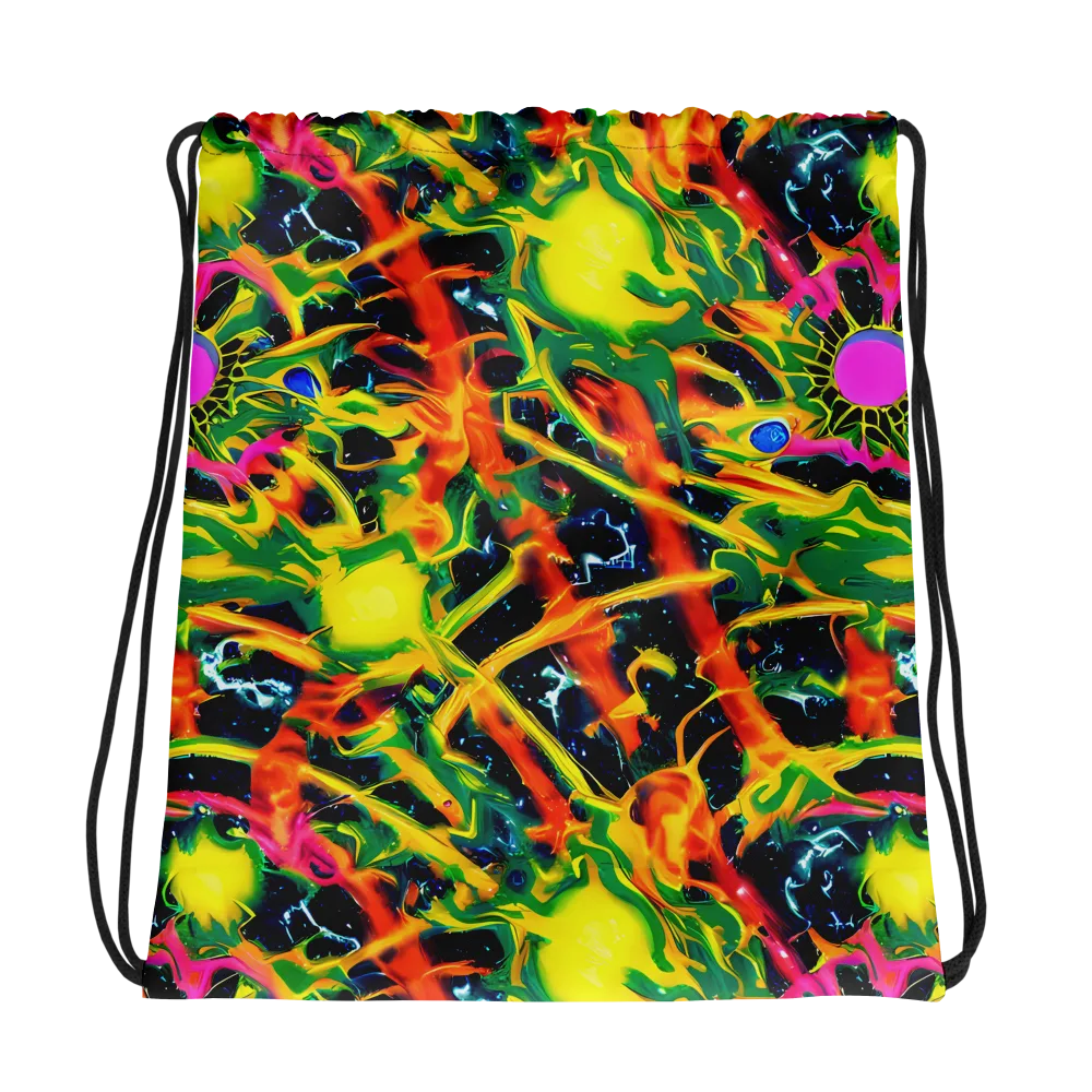 Molten Riot on Drawstring Bag — Photo