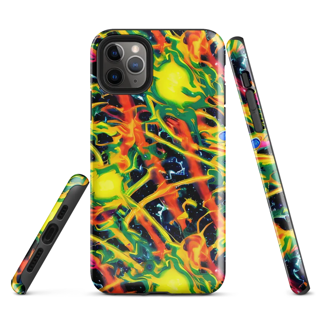 Molten Riot on Tough Case for iPhone® — Front