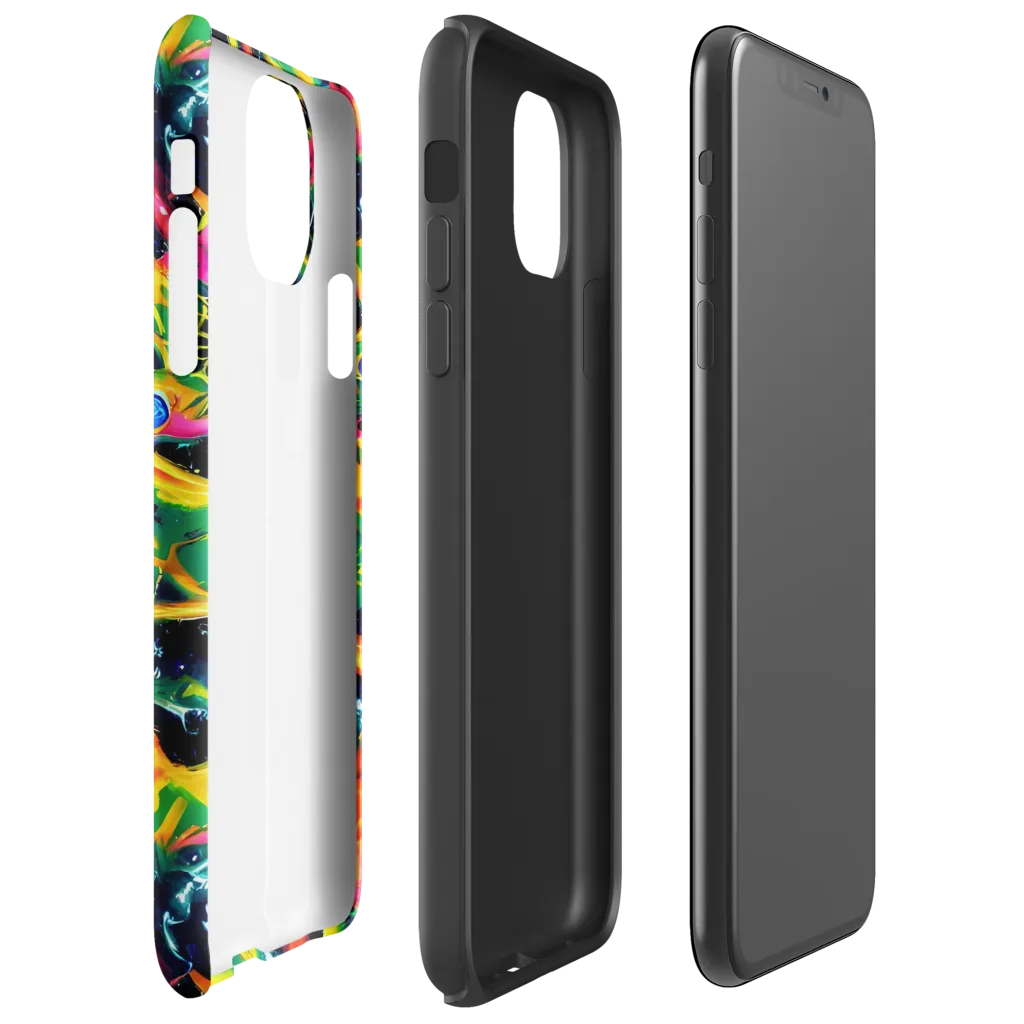 Molten Riot on Tough Case for iPhone® — Right
