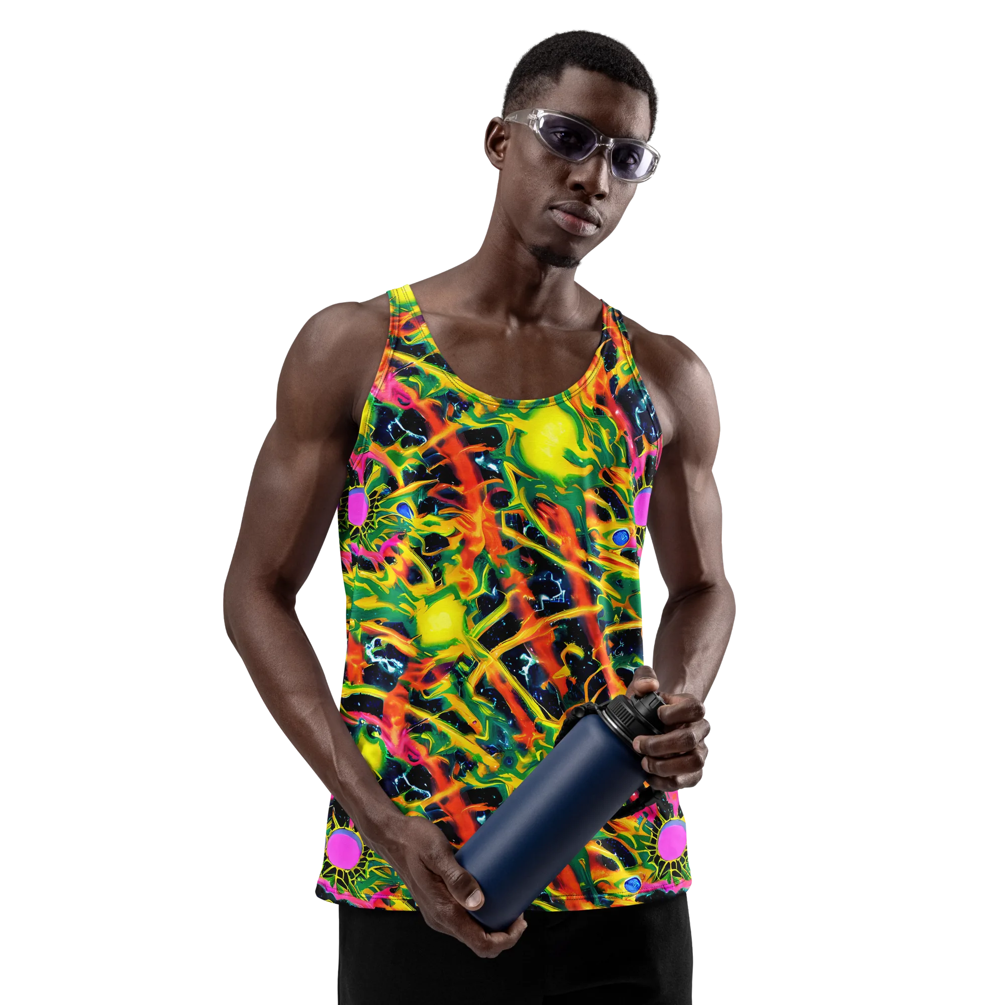 Molten Riot on Men's Tank Top — Front