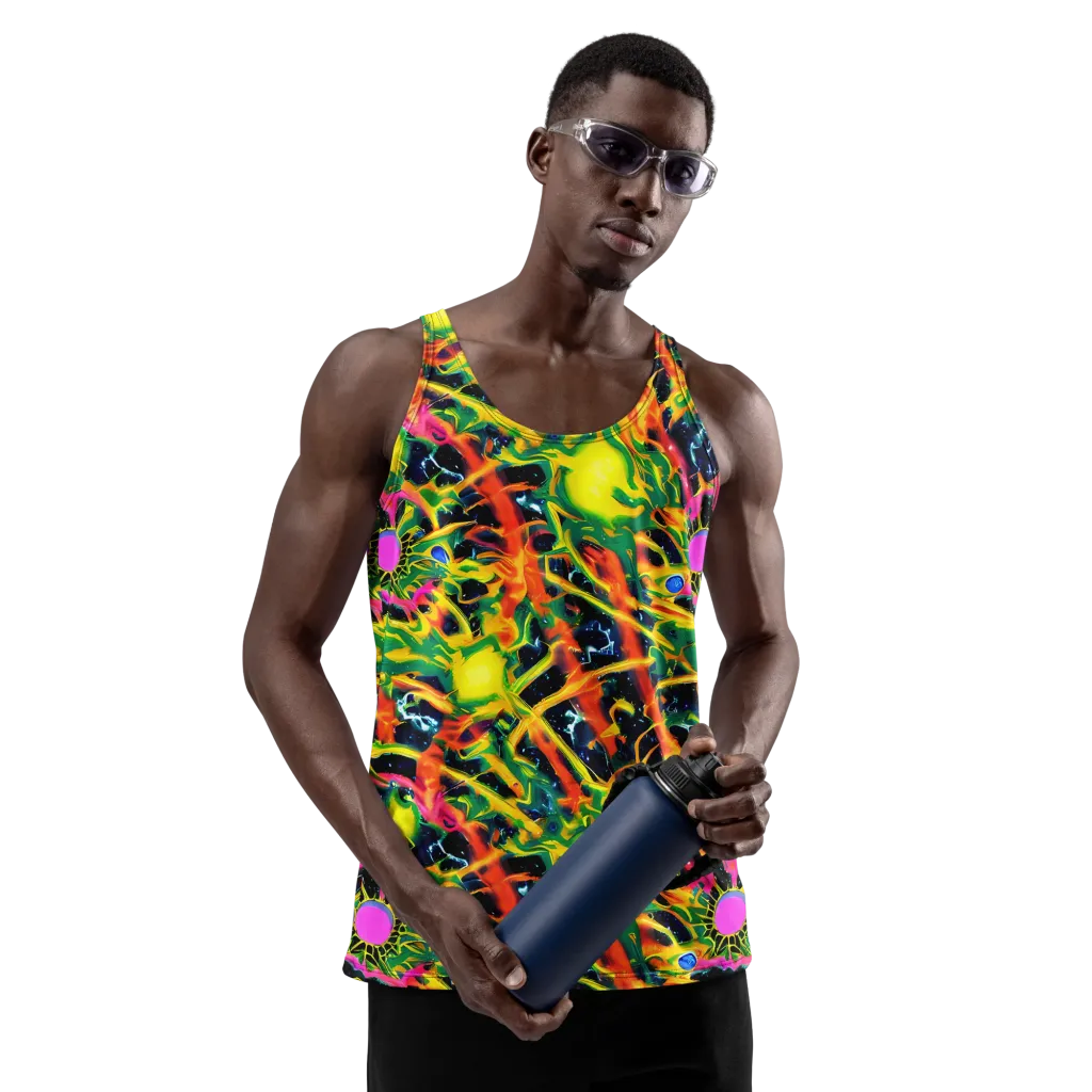 Molten Riot on Men's Tank Top — Front