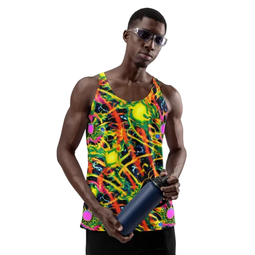 Molten Riot on a Men's Tank Top