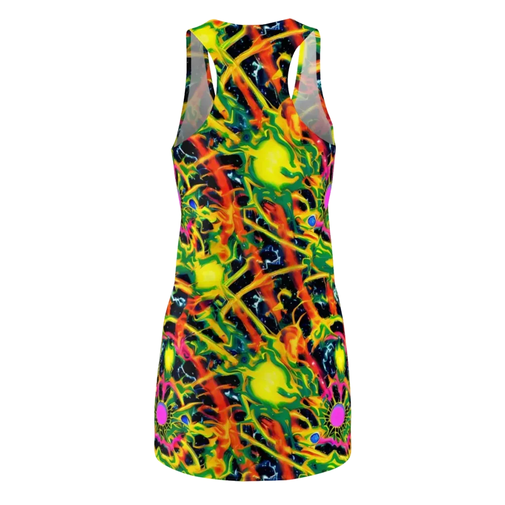 Molten Riot on Racerback Dress — Back