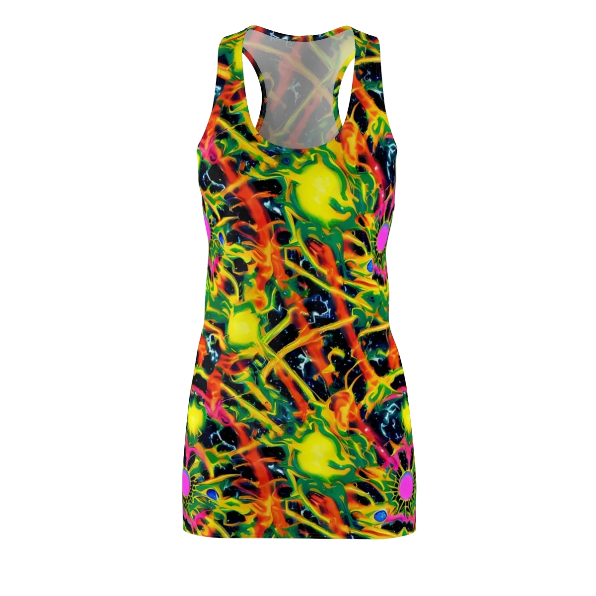 Molten Riot on Racerback Dress — Front