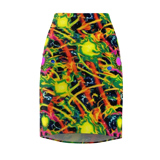 Molten Riot on a Pencil Skirt