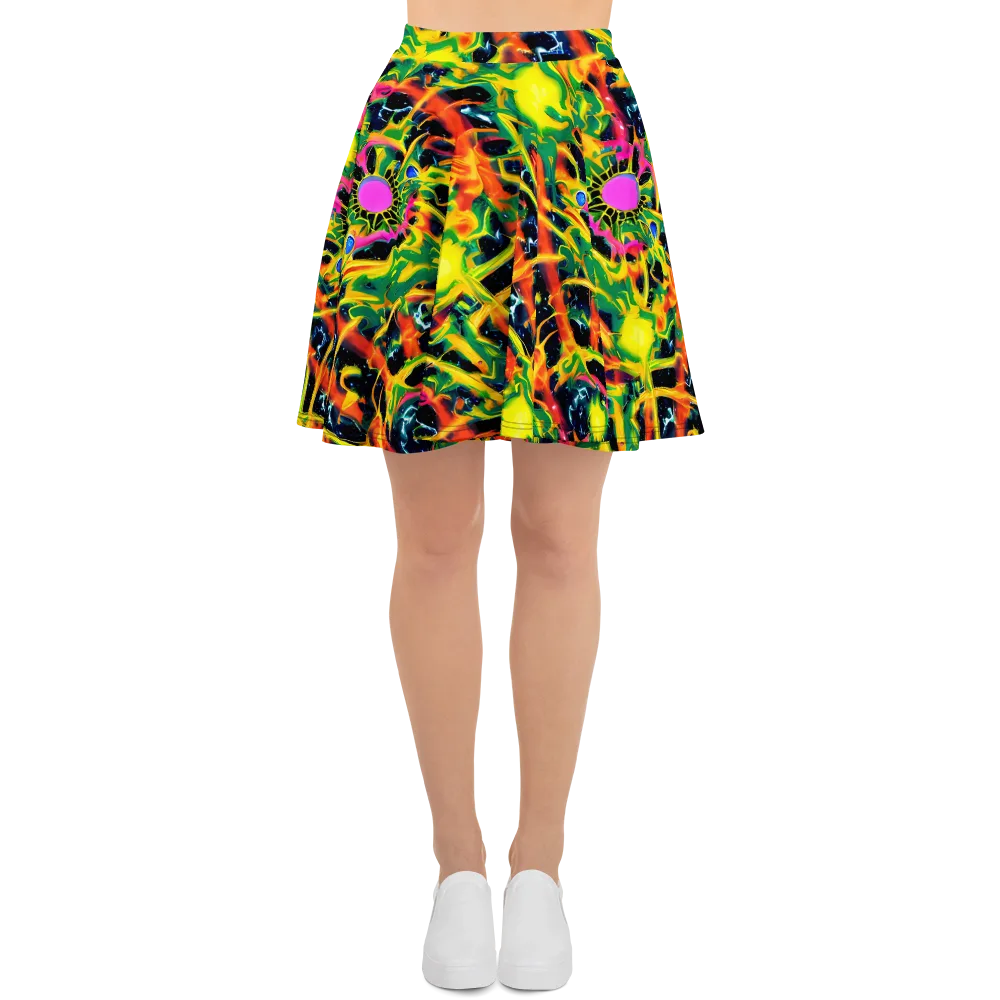 Molten Riot on Skater Skirt — Front