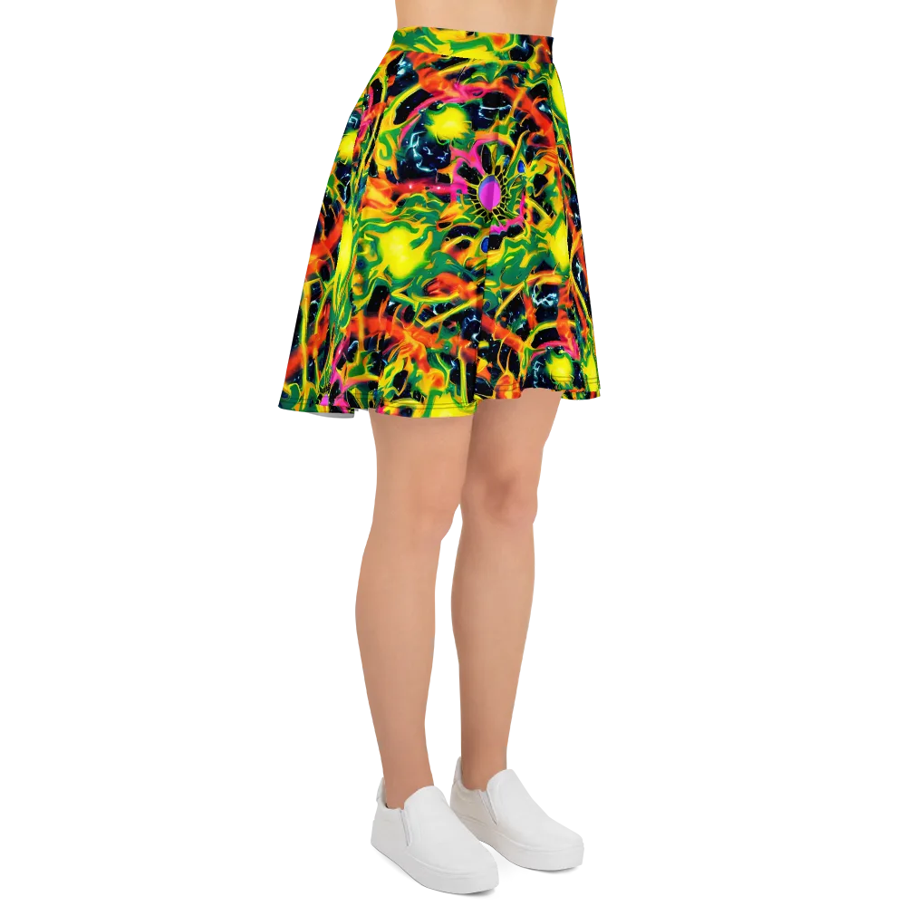 Molten Riot on Skater Skirt — Right