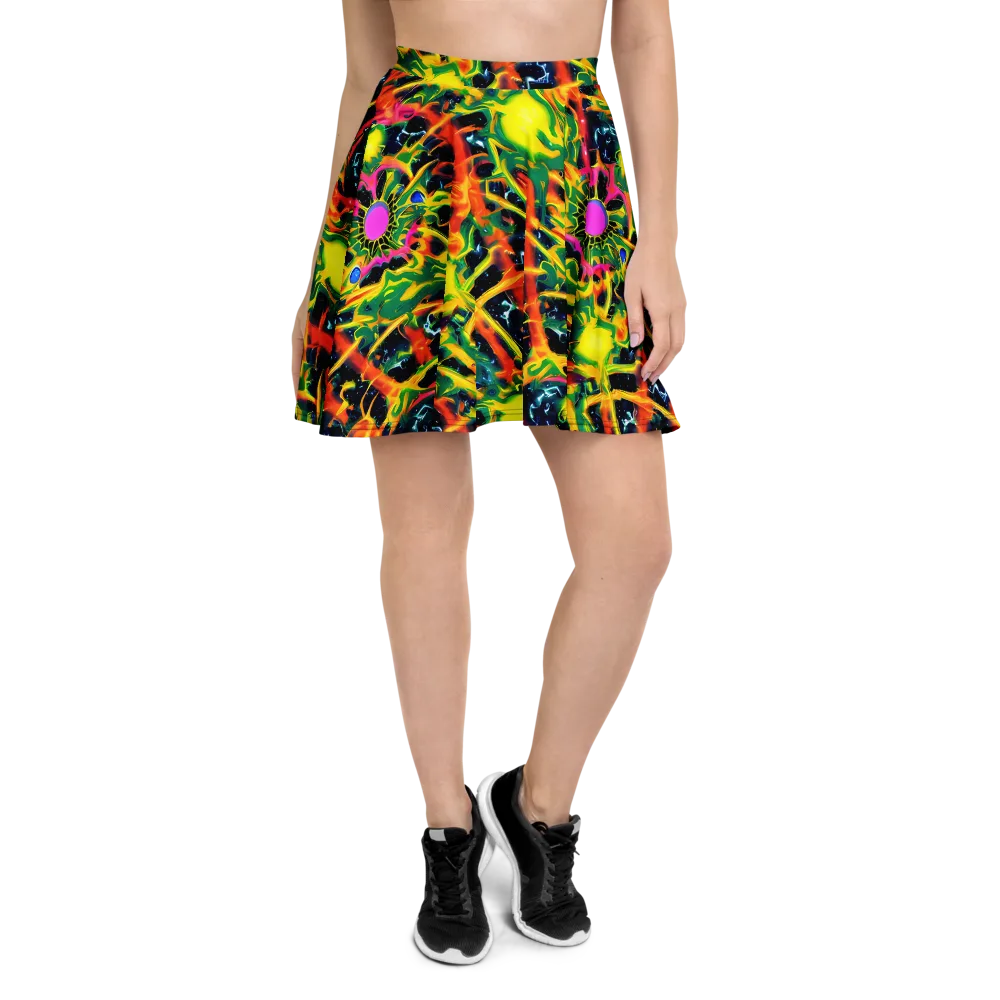 Molten Riot on Skater Skirt — Front