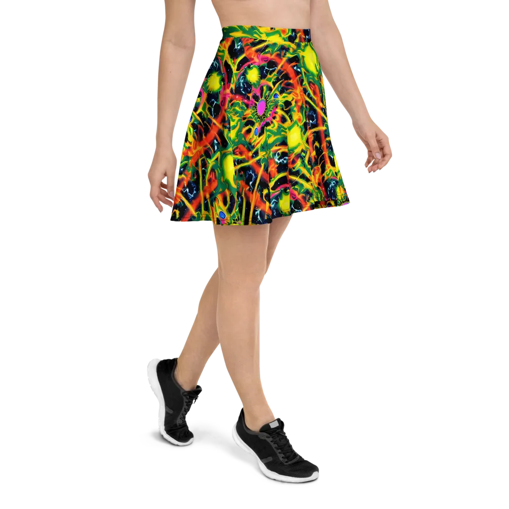 Molten Riot on Skater Skirt — Right