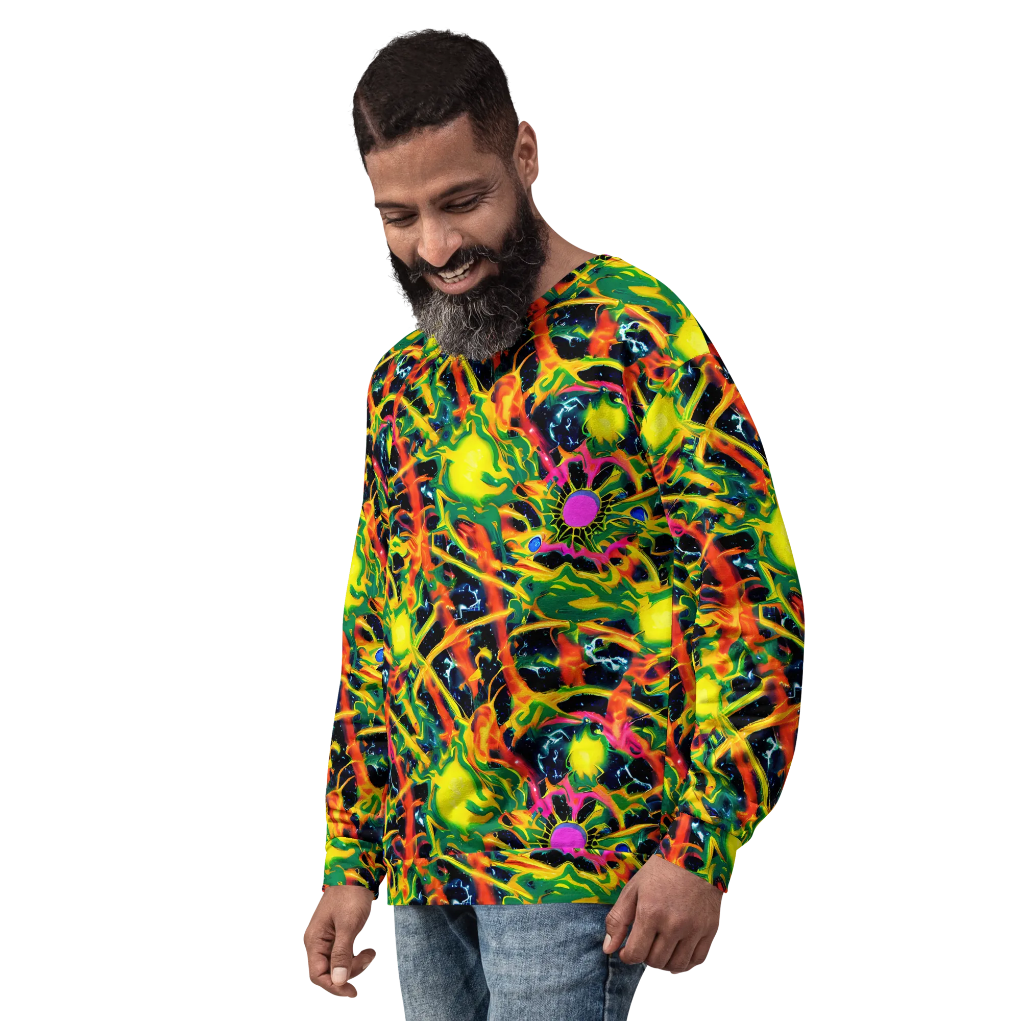 Molten Riot on Sweatshirt — Left Front