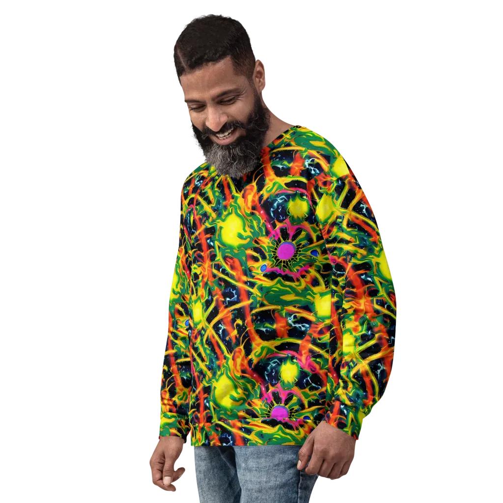 Molten Riot on Sweatshirt — Left Front
