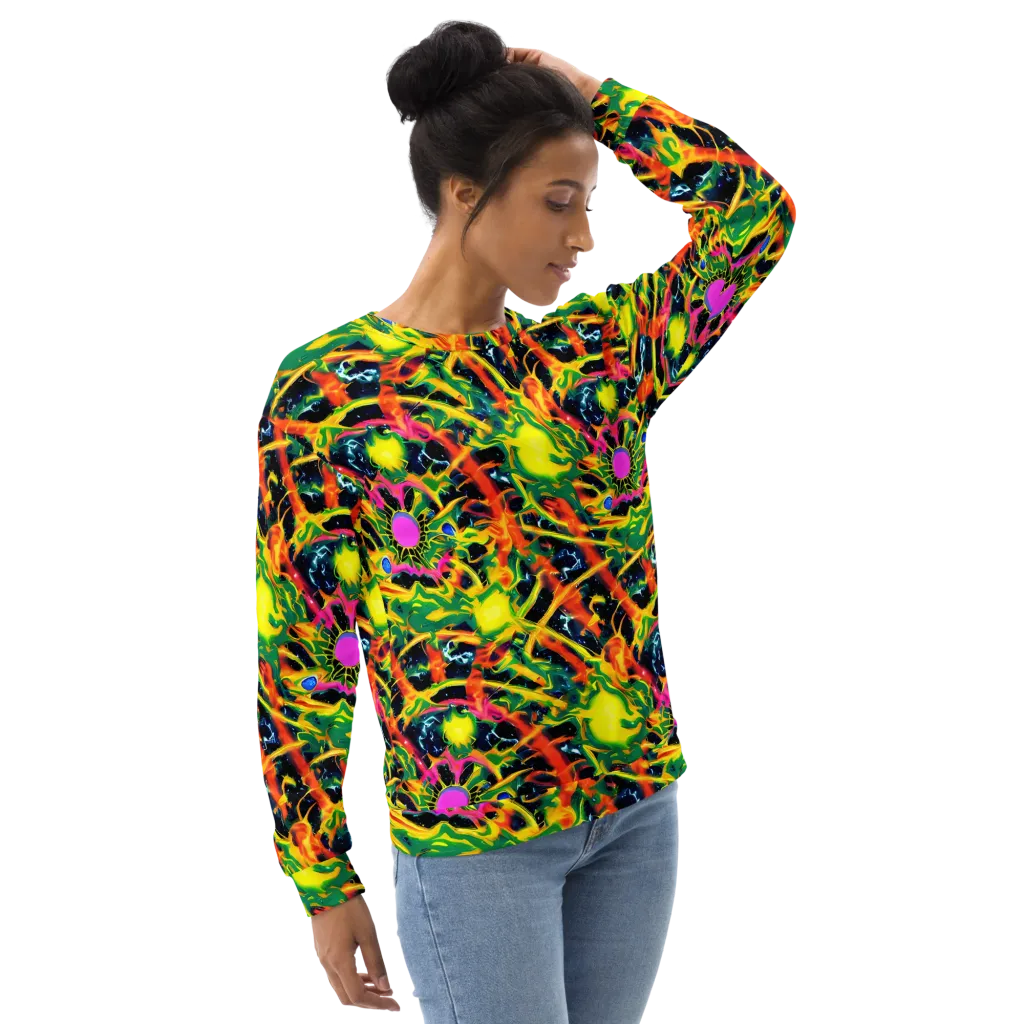 Molten Riot on Sweatshirt — Right Front
