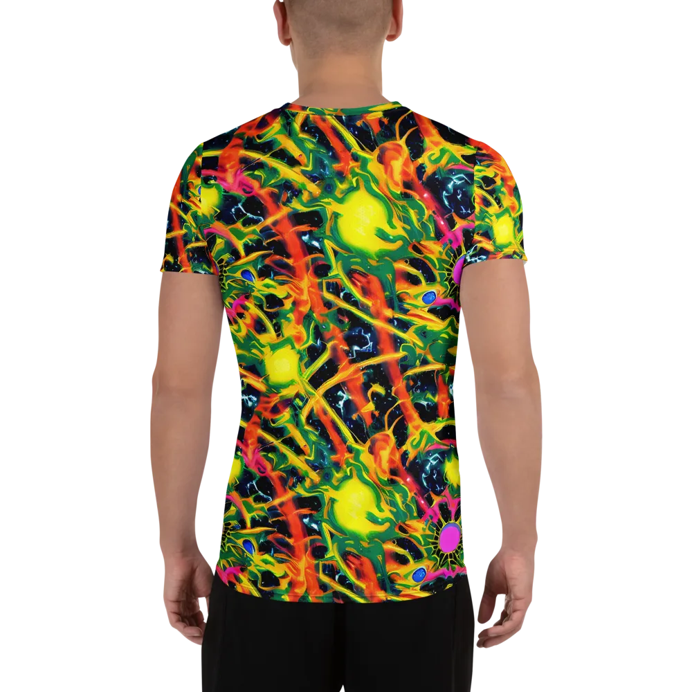 Molten Riot on Men's Athletic T-Shirt — Back