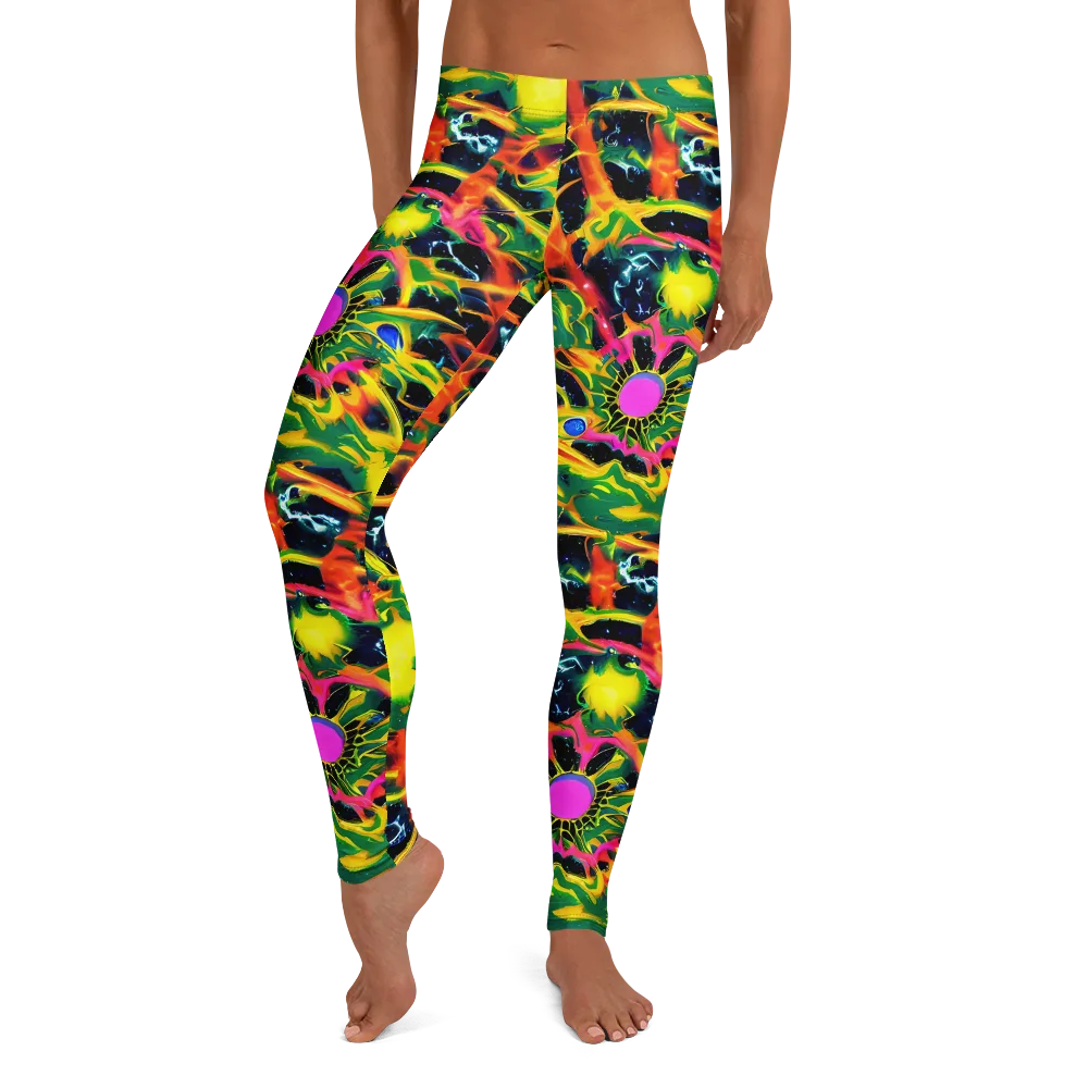 Molten Riot on Leggings — Front