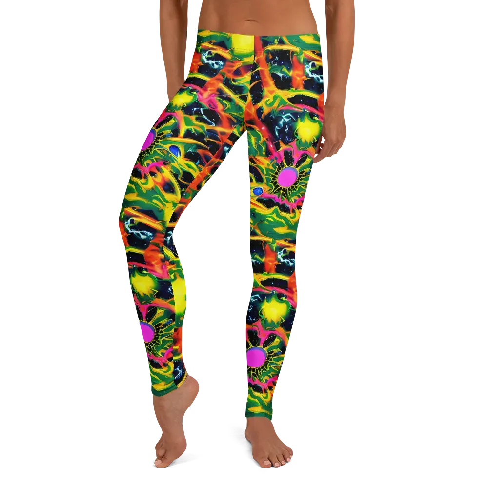 Molten Riot on Leggings — Front