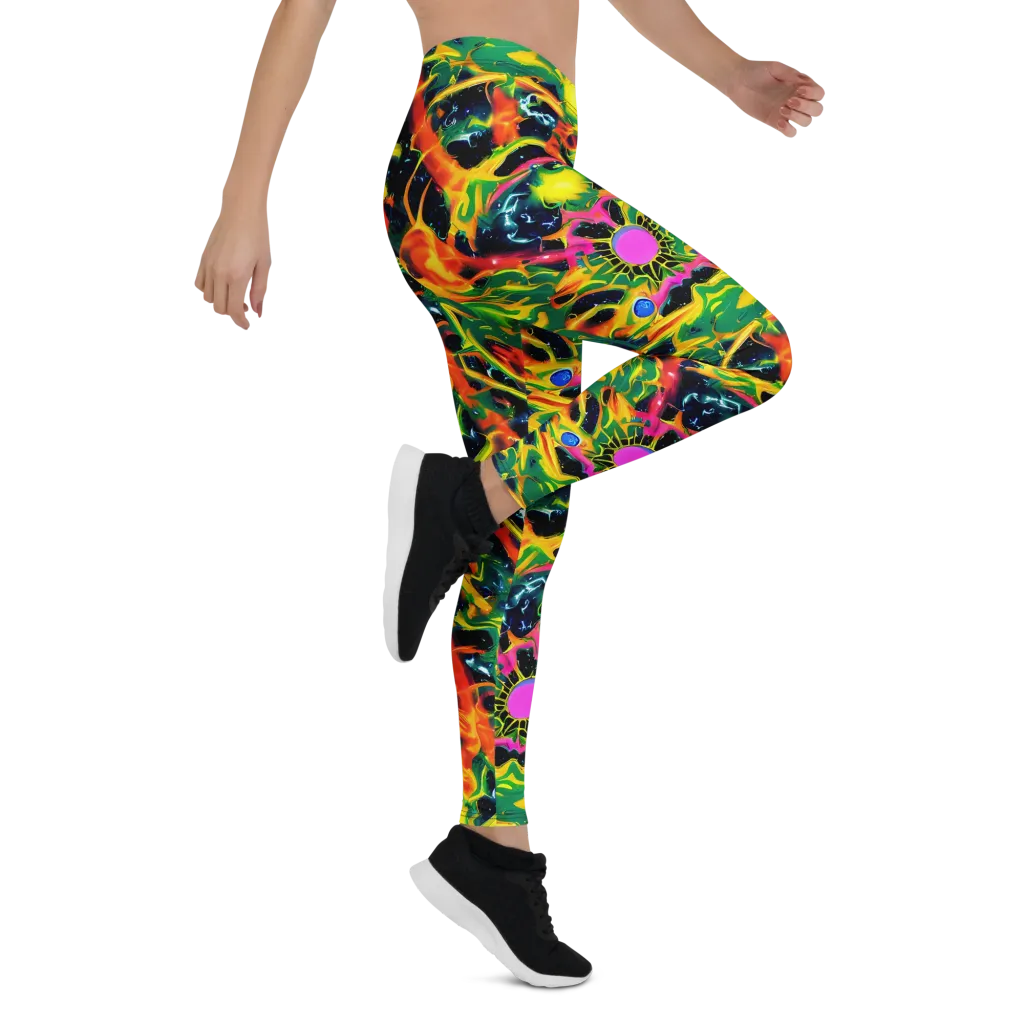 Molten Riot on Leggings — Right