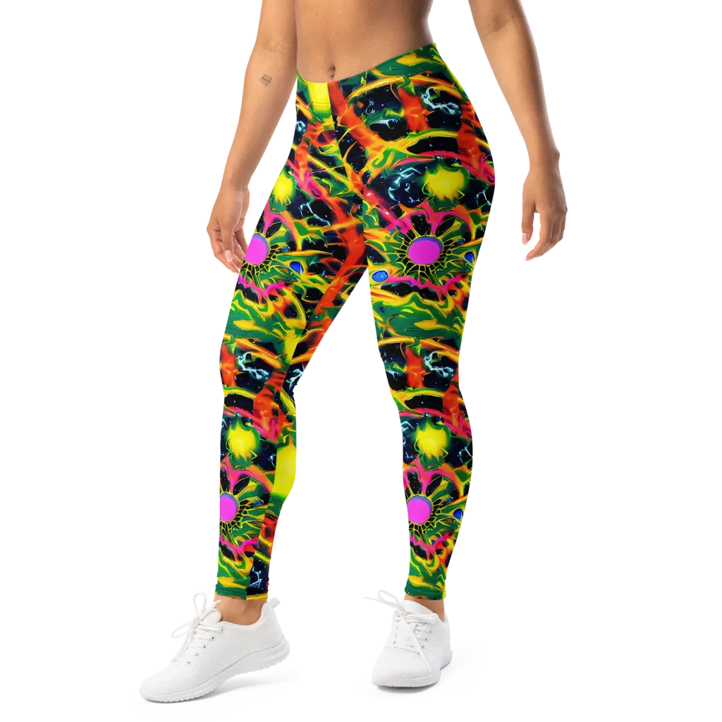 Molten Riot on Leggings — Left Front