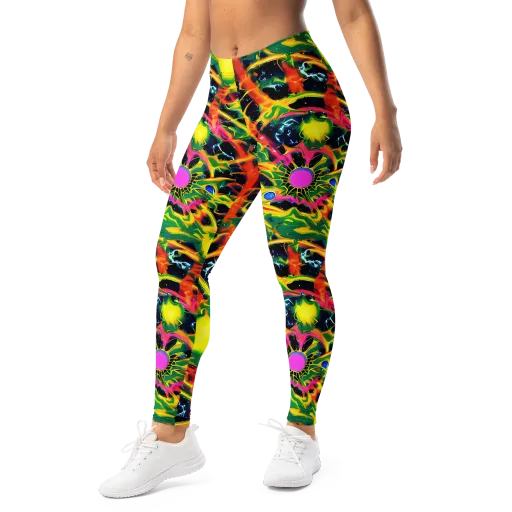 Molten Riot on a Leggings
