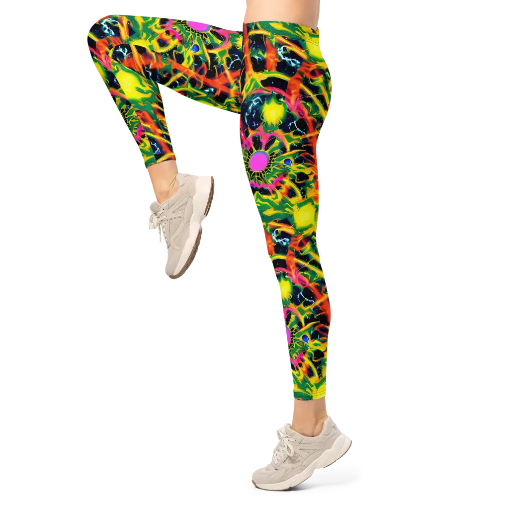 Molten Riot on Leggings — Left